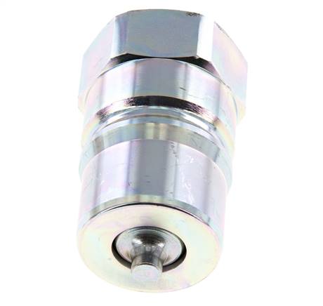 Acero DN 25 Acoplamiento hidráulico Enchufe G 1 pulgada Rosca hembra ISO 7241-1 B D 37,8mm