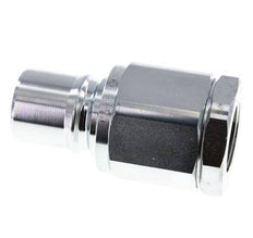 Steel DN 40 Hydraulic Coupling Plug G 1 1/4 inch Female Threads ISO 7241-1 B D 44.5mm
