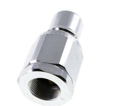 Steel DN 40 Hydraulic Coupling Plug G 1 1/4 inch Female Threads ISO 7241-1 B D 44.5mm