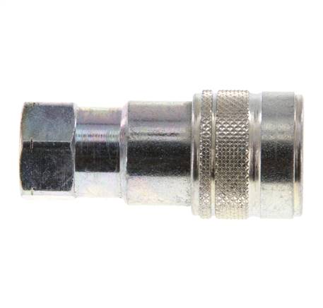 Acoplamiento hidráulico de acero DN 5 Toma de corriente de 1/8 de pulgada hembra NPT Rosca ISO 7241-1 B D 10,9mm