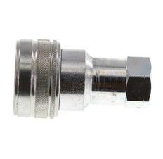 Acero DN 12.5 Acoplamiento hidráulico Enchufe de 1/2 pulgada Hembra NPT Rosca ISO 7241-1 B D 23.5mm