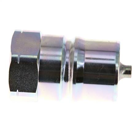 Acero DN 40 Tapón de acoplamiento hidráulico 1 1/4 pulgadas rosca hembra NPT ISO 7241-1 B D 44,5mm