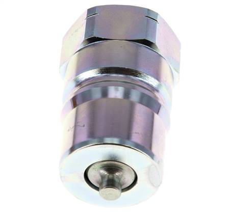 Acero DN 40 Tapón de acoplamiento hidráulico 1 1/4 pulgadas rosca hembra NPT ISO 7241-1 B D 44,5mm