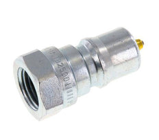 Steel DN 6.3 Hydraulic Coupling Plug G 1/4 inch Female Threads Pressure Eliminator ISO 7241-1 B D 14.2mm