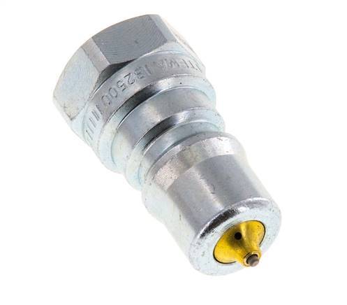Steel DN 6.3 Hydraulic Coupling Plug G 1/4 inch Female Threads Pressure Eliminator ISO 7241-1 B D 14.2mm