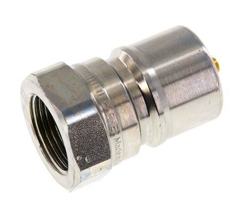 Steel DN 20 Hydraulic Coupling Plug G 3/4 inch Female Threads Pressure Eliminator ISO 7241-1 B D 31.4mm