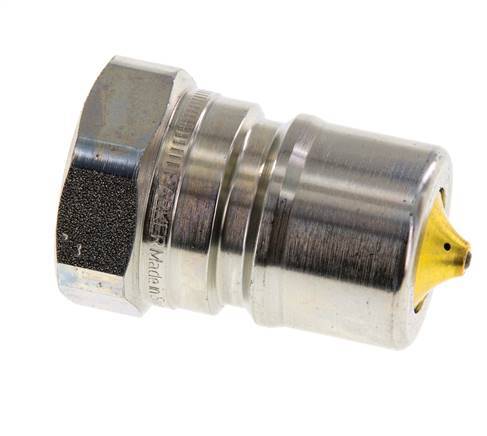 Steel DN 20 Hydraulic Coupling Plug G 3/4 inch Female Threads Pressure Eliminator ISO 7241-1 B D 31.4mm
