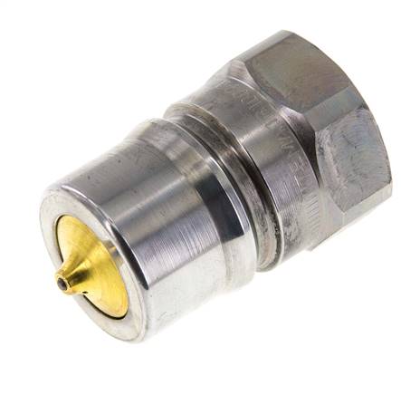 Acero DN 25 Acoplamiento hidráulico Enchufe G 1 pulgada rosca hembra Eliminador de presión ISO 7241-1 B D 37,8mm