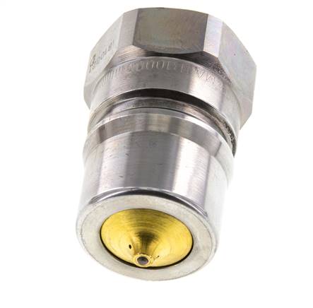 Acero DN 25 Acoplamiento hidráulico Enchufe G 1 pulgada rosca hembra Eliminador de presión ISO 7241-1 B D 37,8mm