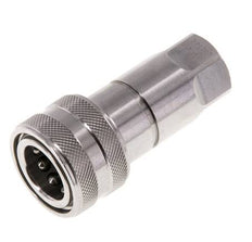 Acoplamiento hidráulico de acero inoxidable DN 6.3 Enchufe G 1/4 pulgadas rosca hembra ISO 7241-1 B D 14.2mm