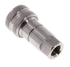Acoplamiento hidráulico de acero inoxidable DN 6.3 Enchufe G 1/4 pulgadas rosca hembra ISO 7241-1 B D 14.2mm
