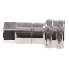 Acoplamiento hidráulico de acero inoxidable DN 6.3 Enchufe G 1/4 pulgadas rosca hembra ISO 7241-1 B D 14.2mm