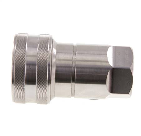 Acoplamiento hidráulico de acero inoxidable DN 20 Enchufe G 3/4 pulgadas rosca hembra ISO 7241-1 B D 31,4mm