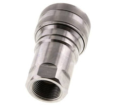 Acoplamiento hidráulico de acero inoxidable DN 40 Enchufe G 1 1/4 pulgadas rosca hembra ISO 7241-1 B D 44,5mm