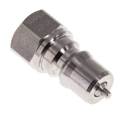Acoplamiento hidráulico de acero inoxidable DN 6.3 Tapón G 1/4 pulgadas rosca hembra ISO 7241-1 B D 14.2mm