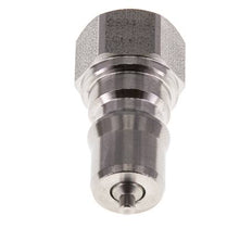 Acoplamiento hidráulico de acero inoxidable DN 6.3 Tapón G 1/4 pulgadas rosca hembra ISO 7241-1 B D 14.2mm