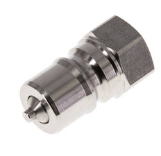 Acoplamiento hidráulico de acero inoxidable DN 10 Tapón G 3/8 pulgadas rosca hembra ISO 7241-1 B D 19,1mm