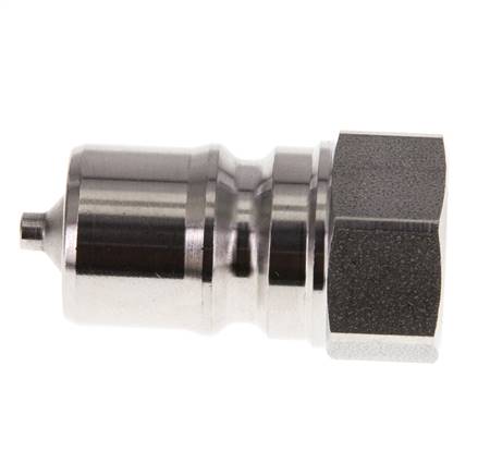 Acoplamiento hidráulico de acero inoxidable DN 10 Tapón G 3/8 pulgadas rosca hembra ISO 7241-1 B D 19,1mm