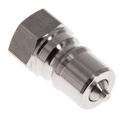Acoplamiento hidráulico de acero inoxidable DN 10 Tapón G 3/8 pulgadas rosca hembra ISO 7241-1 B D 19,1mm