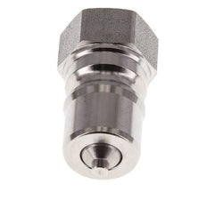 Acoplamiento hidráulico de acero inoxidable DN 10 Tapón G 3/8 pulgadas rosca hembra ISO 7241-1 B D 19,1mm