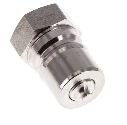 Stainless Steel DN 20 Hydraulic Coupling Plug G 3/4 inch Female Threads ISO 7241-1 B D 31.4mm