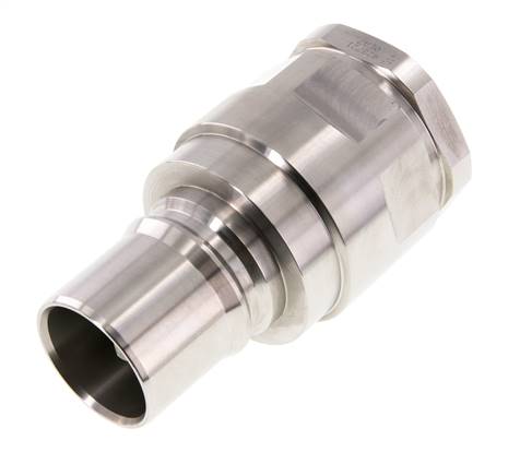 Acero inoxidable DN 40 Acoplamiento hidráulico Enchufe G 1 1/2 pulgadas Rosca hembra ISO 7241-1 B D 44,5mm