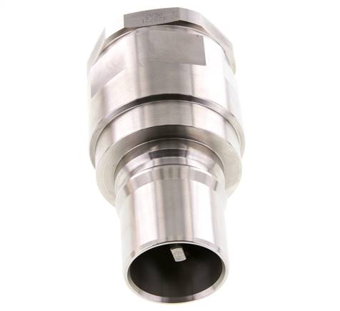 Acero inoxidable DN 40 Acoplamiento hidráulico Enchufe G 1 1/2 pulgadas Rosca hembra ISO 7241-1 B D 44,5mm