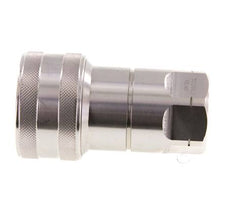 Acoplamiento hidráulico de acero inoxidable DN 12,5 con rosca NPT hembra de 1/2 pulgada ISO 7241-1 B D 23,5mm
