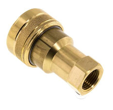 Acoplamiento hidráulico de latón DN 12,5 Enchufe G 1/2 pulgadas rosca hembra ISO 7241-1 B D 23,5mm