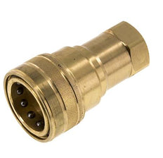 Acoplamiento hidráulico de latón DN 50 Enchufe G 2 pulgadas rosca hembra ISO 7241-1 B D 63,2mm