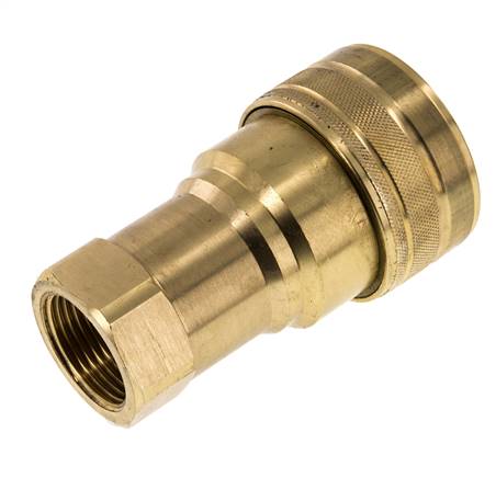Acoplamiento hidráulico de latón DN 50 Enchufe G 2 pulgadas rosca hembra ISO 7241-1 B D 63,2mm
