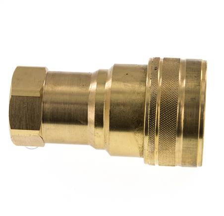 Acoplamiento hidráulico de latón DN 50 Enchufe G 2 pulgadas rosca hembra ISO 7241-1 B D 63,2mm