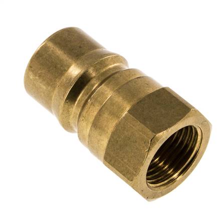 Acoplamiento hidráulico de latón DN 12,5 Enchufe G de 1/2 pulgada con rosca hembra ISO 7241-1 B D 23,5mm