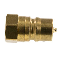 Acoplamiento hidráulico de latón DN 12,5 Enchufe G de 1/2 pulgada con rosca hembra ISO 7241-1 B D 23,5mm