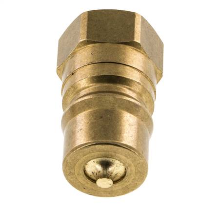 Acoplamiento hidráulico de latón DN 12,5 Enchufe G de 1/2 pulgada con rosca hembra ISO 7241-1 B D 23,5mm