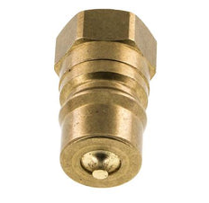 Acoplamiento hidráulico de latón DN 12,5 Enchufe G de 1/2 pulgada con rosca hembra ISO 7241-1 B D 23,5mm