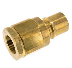 Brass DN 40 Hydraulic Coupling Plug G 1 1/4 inch Female Threads ISO 7241-1 B D 44.5mm