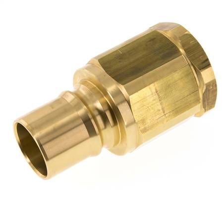 Latón DN 50 Acoplamiento hidráulico Enchufe G 2 pulgadas Roscas Hembra ISO 7241-1 B D 63,2mm