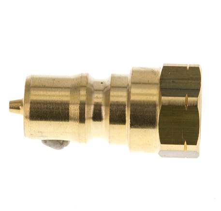 Acoplamiento hidráulico de latón DN 6.3 Enchufe de 1/4 de pulgada hembra NPT ISO 7241-1 B D 14.2mm