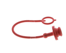 tapa de protección contra el polvo de plástico de 44 mm para la toma de acoplamiento ISO 7241-1 B