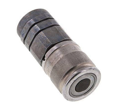 Steel DN 10 Flat Face Hydraulic Socket G 1/2 inch Female Threads ISO 16028 D 19.7mm