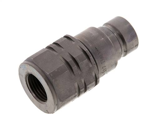 Acero DN 12.5 Enchufe hidráulico de cara plana G 1/2 pulgadas rosca hembra ISO 16028 D 24.5mm