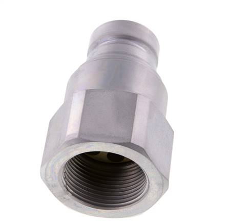 Acero DN 25 Enchufe hidráulico de cara plana G 1 1/4 pulgadas rosca hembra ISO 16028 D 36mm