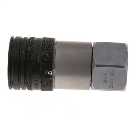 Acero DN 19 Enchufe hidráulico de cara plana G 1 pulgada rosca hembra ISO 16028 CEJN D 30mm