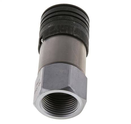 Acero DN 19 Enchufe hidráulico de cara plana G 1 pulgada rosca hembra ISO 16028 CEJN D 30mm