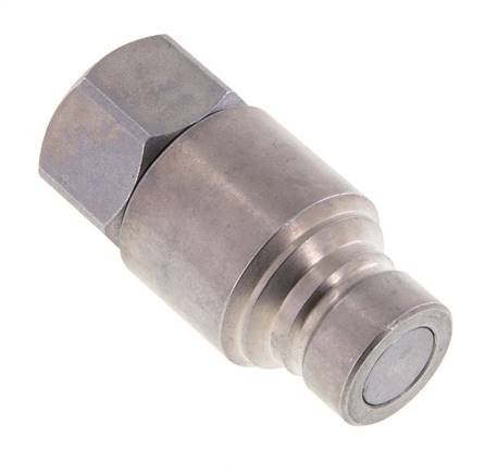 Acero DN 12.5 Enchufe hidráulico de cara plana G 1/2 pulgadas rosca hembra ISO 16028 CEJN D 24.5mm