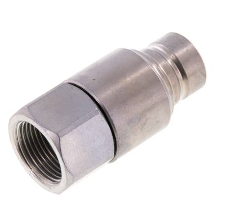 Acero DN 12.5 Enchufe hidráulico de cara plana G 3/4 pulgadas rosca hembra ISO 16028 CEJN D 24.5mm