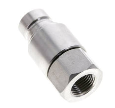 Stainless Steel DN 12 Flat Face Hydraulic Plug G 1/2 inch Female Threads ISO 16028 CEJN D 24.5mm