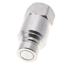 Stainless Steel DN 12 Flat Face Hydraulic Plug G 1/2 inch Female Threads ISO 16028 CEJN D 24.5mm