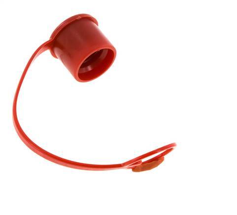 24.5 mm Plastic Dust Protection Cap For Coupling plug with Chain [2 Pieces]